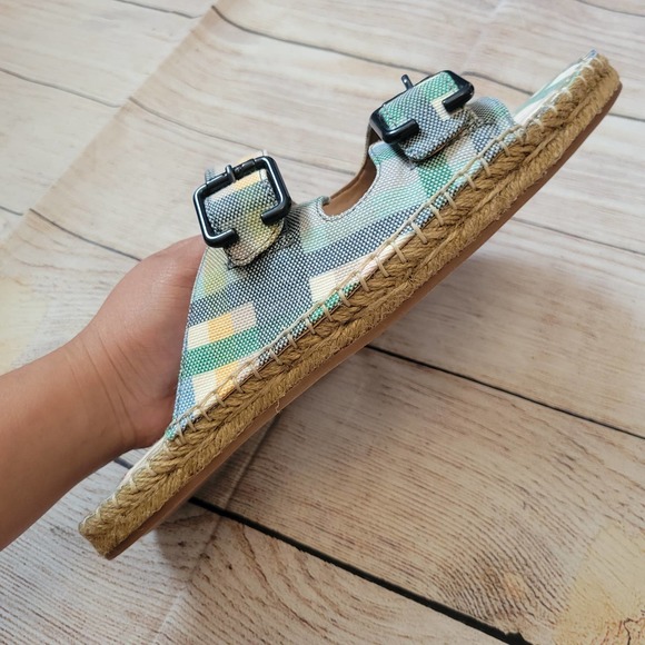 ELLEN DEGENERES Madras Sadie plaid sandal 8 - Picture 5 of 8